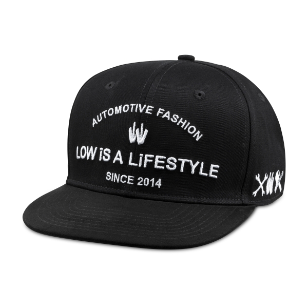 LOW iS A LiFESTYLE® Statement Snapback - Automotive Fashion black